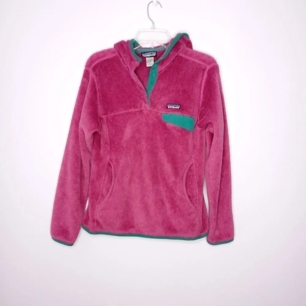Patagonia Snap-T hooded pullover size small - Image 2