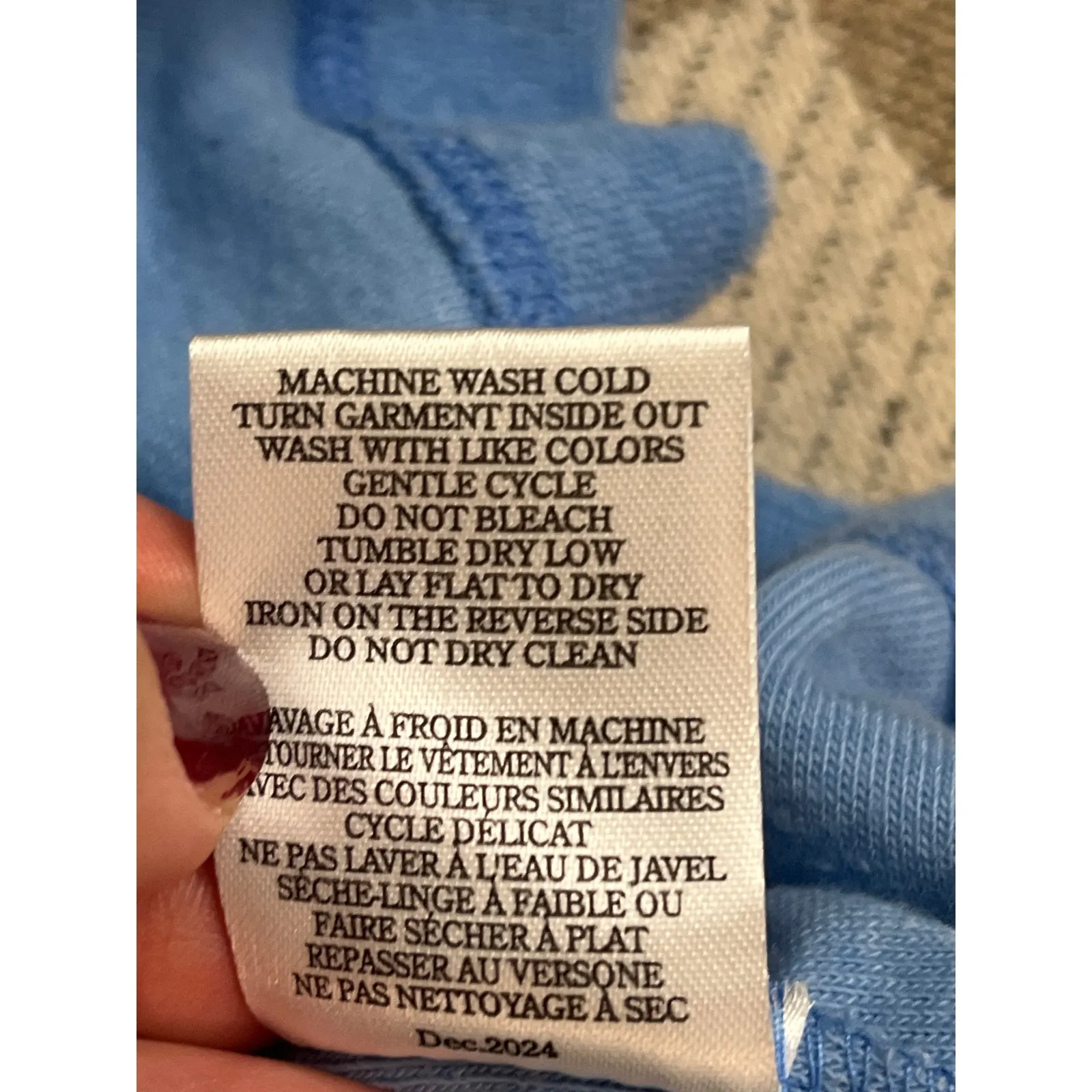 Z Supply Resort Loop Terry Salty Blue Matching Set, MSRP $138, size large - Image 6