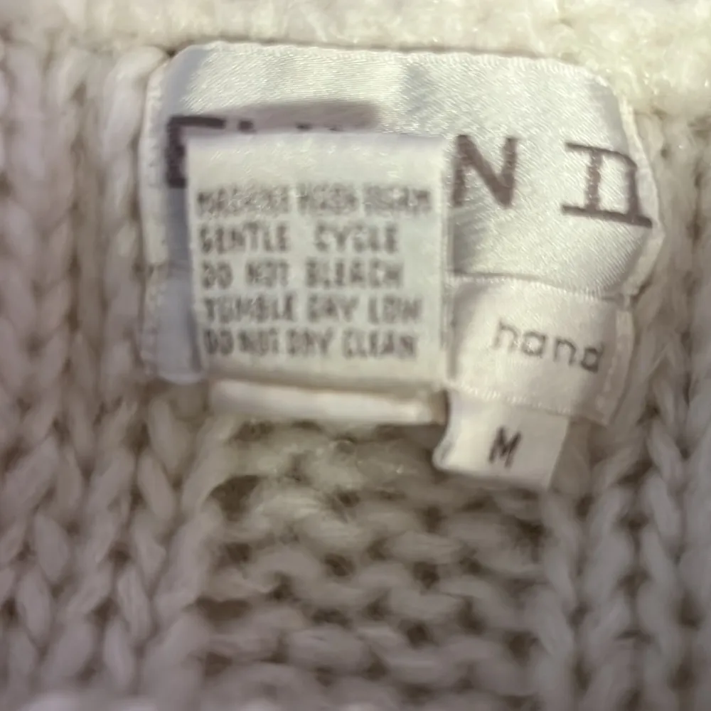 Evian 2 vintage hand knitted sweater Size M - Image 7