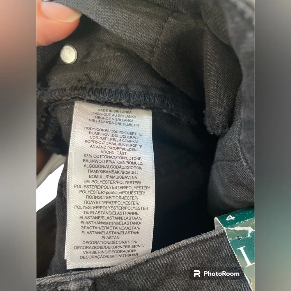 Ralph Lauren Lauren  Classic Straight Ankle Jeans With Sequin Details NEW Size 4 - Image 7