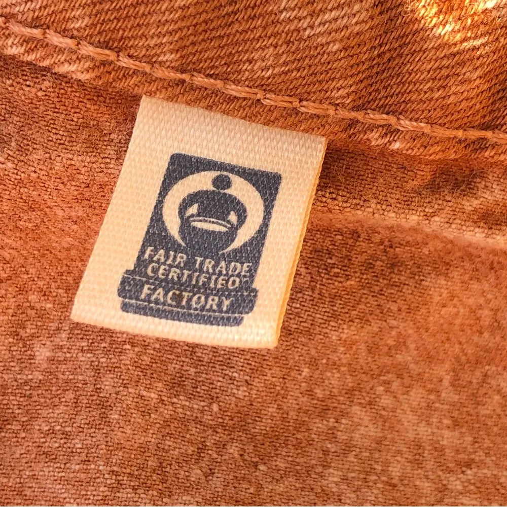 Rust Cotton Denim Shorts 16 - Image 5