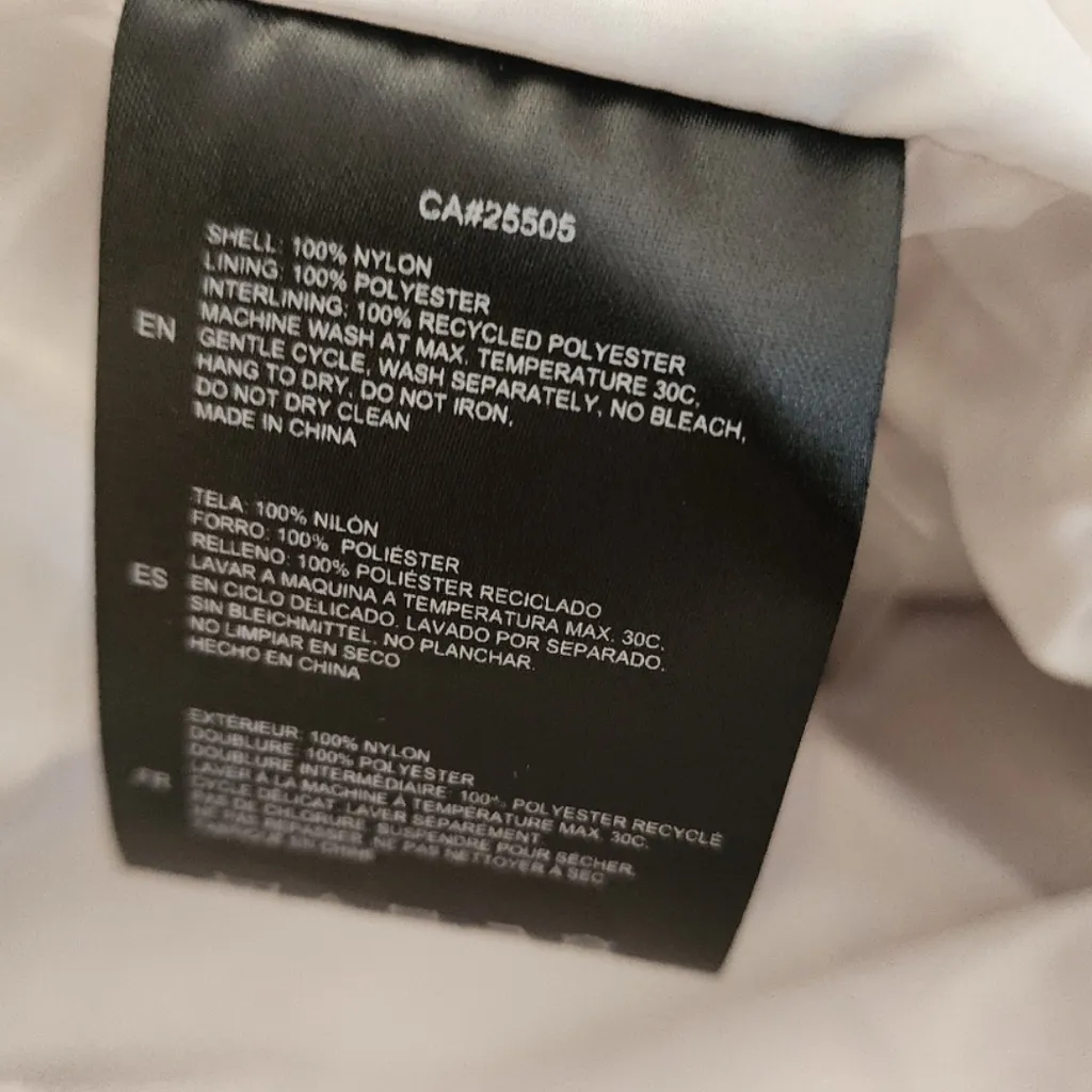 NOIZE Reo Long down Puffer Coat with hood size small Tan - Image 15