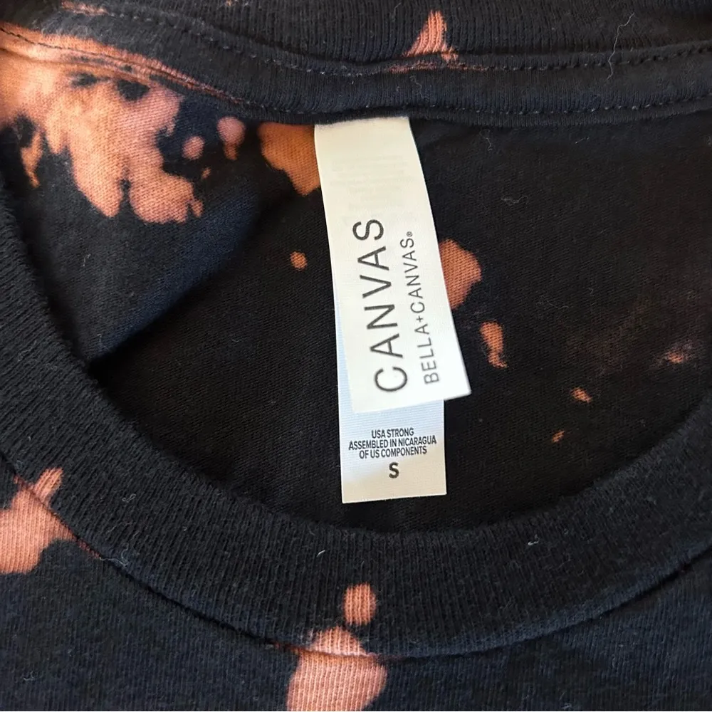 Spooky Season Vibes Ghost Tie Dye Tee Shirt Halloween Costume Party Black Small - Image 7