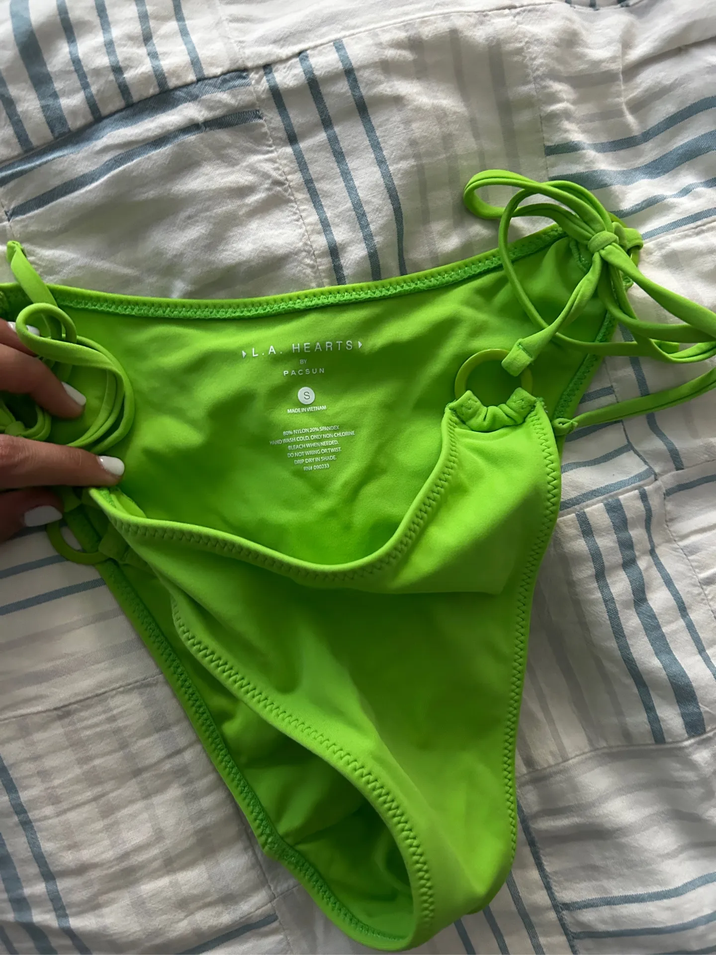 LA Hearts PacSun Bikini Set Green - Image 3