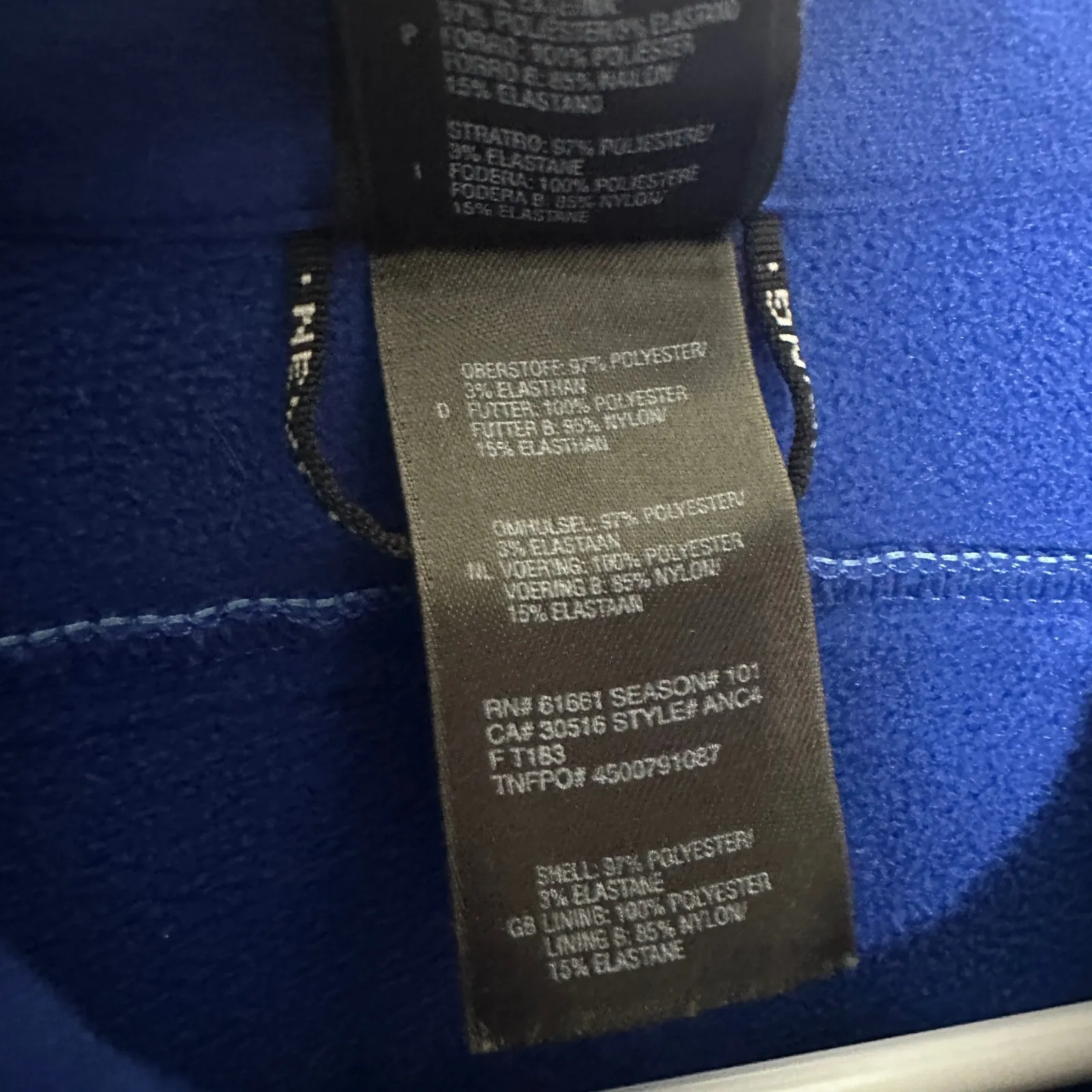 The North Face Womens Small Apex Bionic Softshell Full Zip Jacket Blue Gorpcore - Image 3