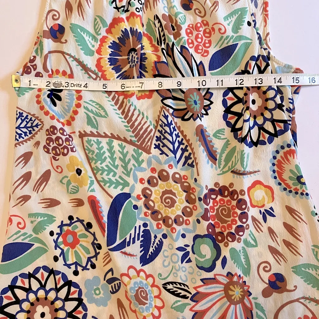 Boden Folklore Floral Sleeveless Blouse 8 - Image 6