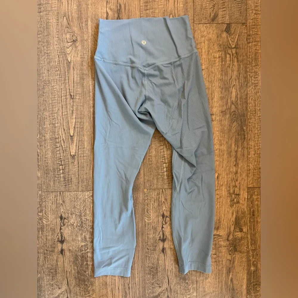 Lululemon Align Ribbed High-Rise Crop 23"-Utility Blue - Image 6