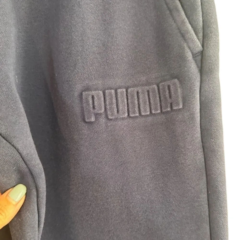 Puma Blue Drawstring Elastic Waist Casual Sweatpants Joggers Women Sz S - Image 6