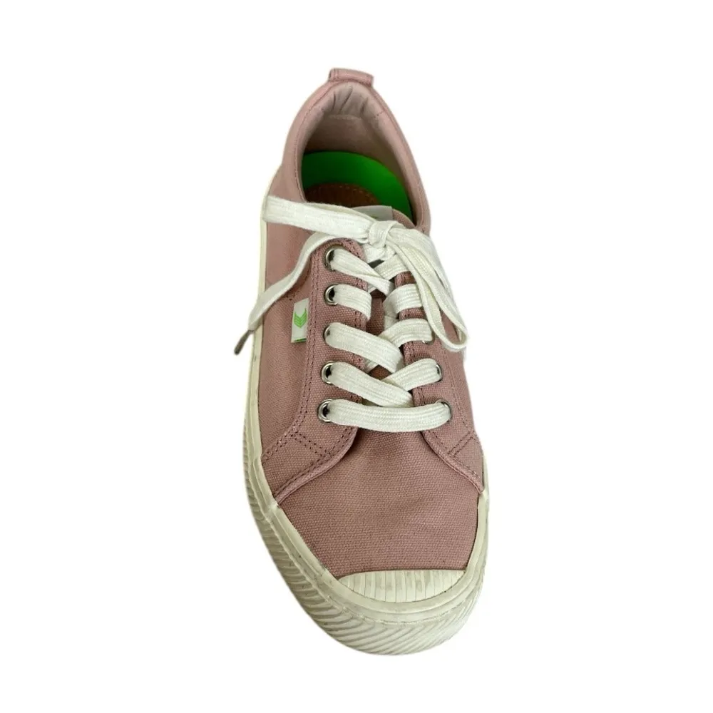 Cariuma Sneakers Canvas Ova Low Lace Up Sustainable Rose Pink Women’s Size 7.5M - Image 5