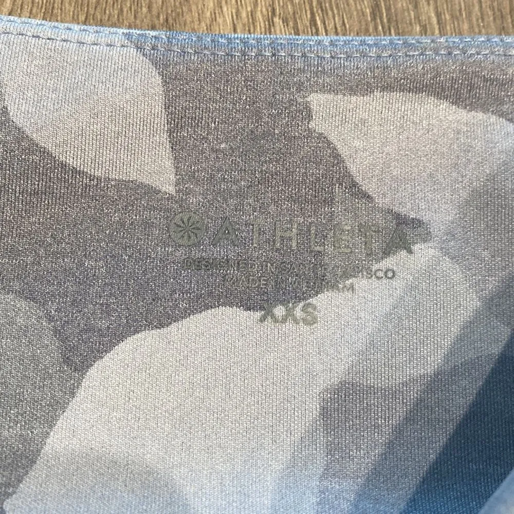 Athleta Essex Camo Hybrid Cobblestone Grey Camo Jogger Leggings Size XS/XXS‎ - Image 12