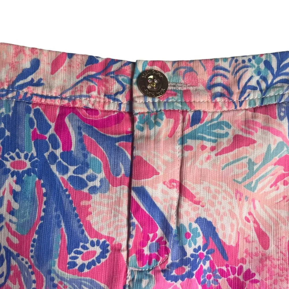 Lilly Pulitzer Colette Pascha Pink Aquadesiac Scalloped Skort Size 6 - Image 2