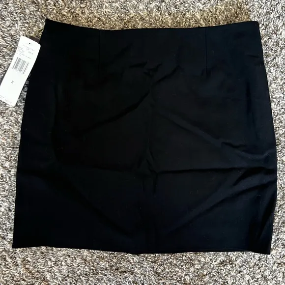 Ralph by Ralph‎ Lauren NWT Wool Tuxedo Black Mini Skirt Satin Stripes Size 2 - Image 3