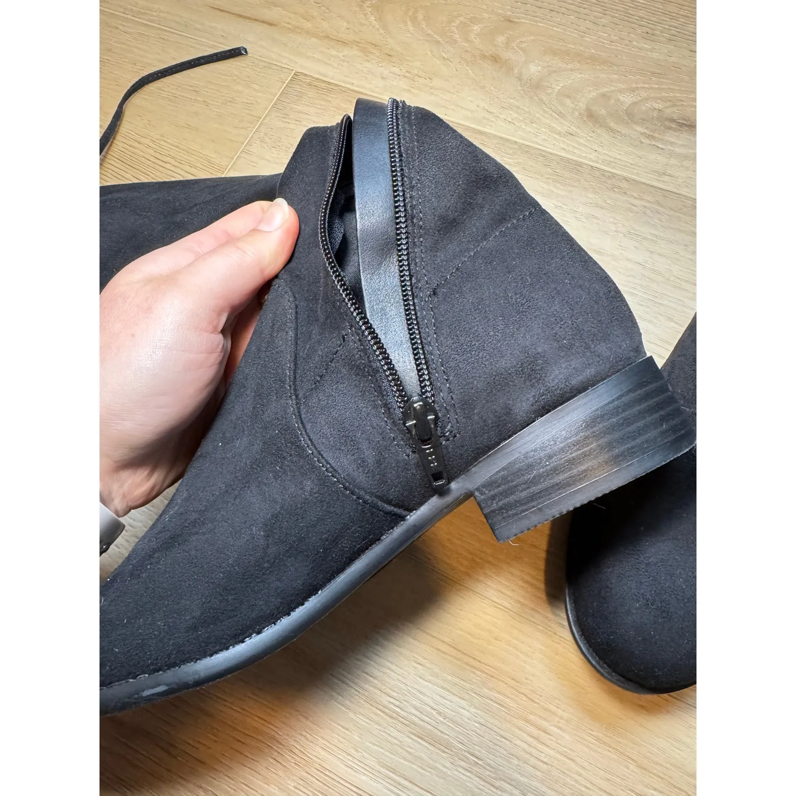 Black Over the Knee Boots - Image 2