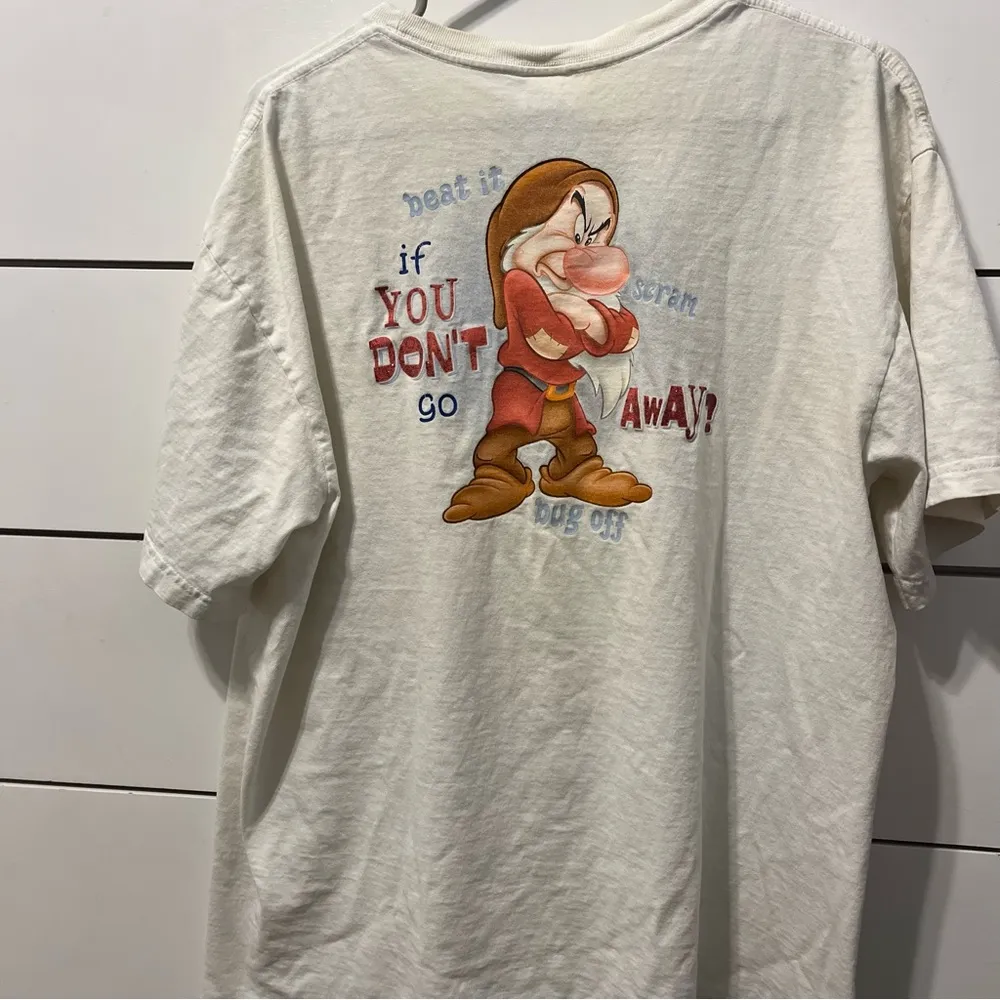 Vintage Disney Grumpy T Shirt - Image 2