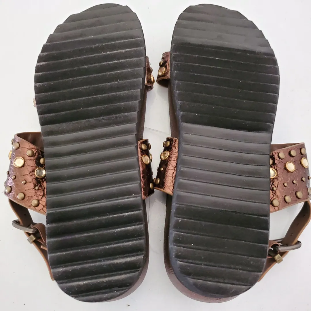 Very Volatile Brown Studded Platform Sandal 7 - Image 5