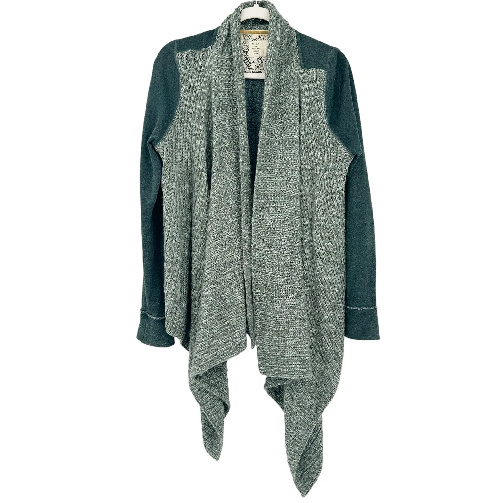 Anthropologie Saturday Sunday‎ Womens Lagenlook Casado Waterfall Cardigan Size M - Image 3