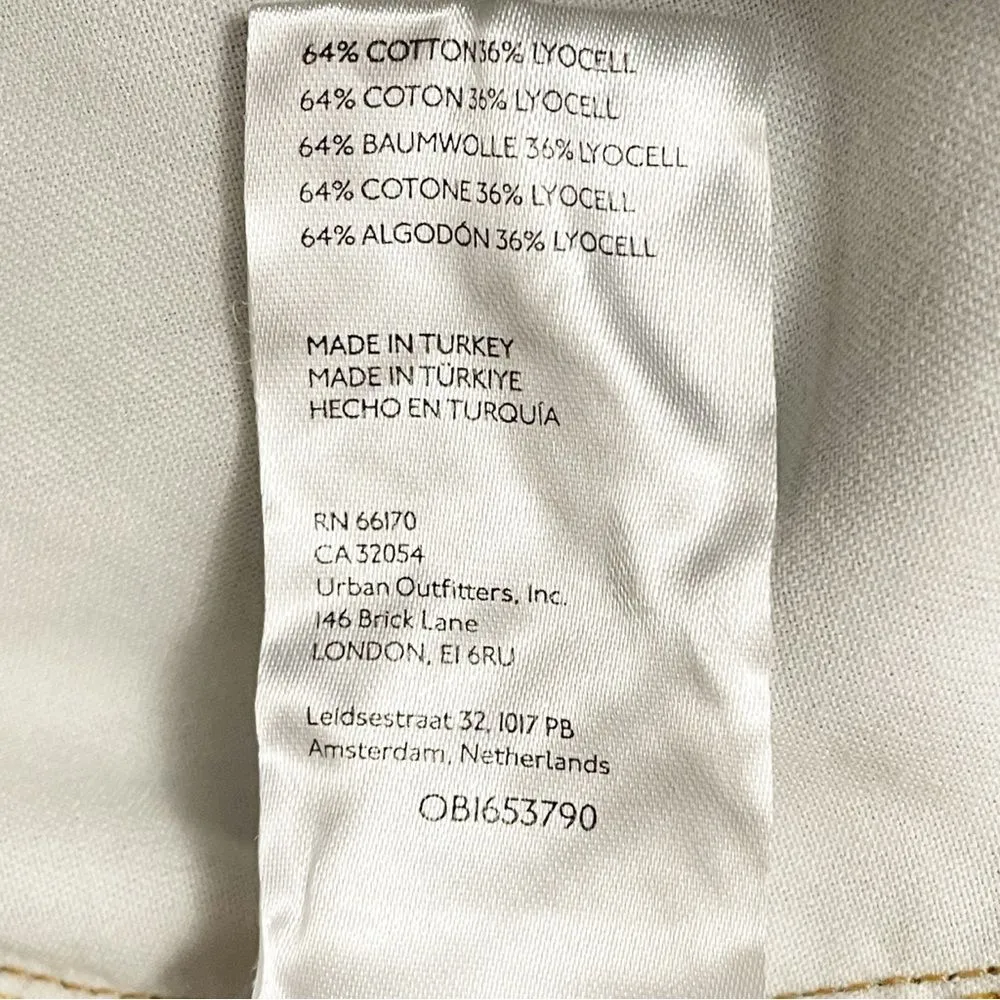 Pilcro Denim Shorts Size XL Light Wash Relaxed Fit Elastic Waist Normcore Casual - Image 8