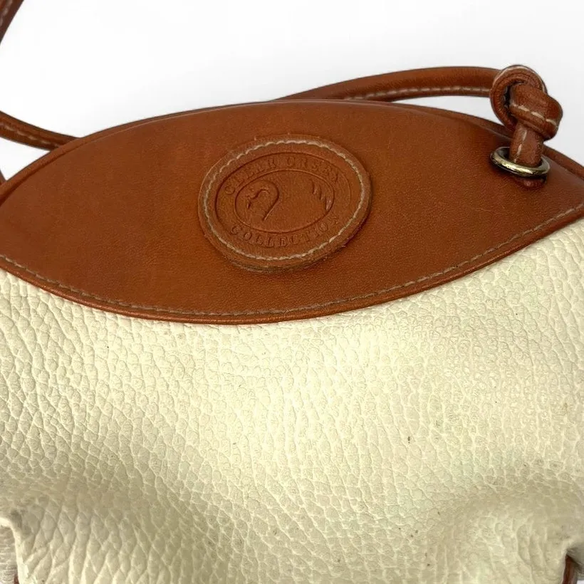VINTAGE 80's Dooney & Bourke Crossbody Small Leather bag  duck logo &Accessories - Image 4