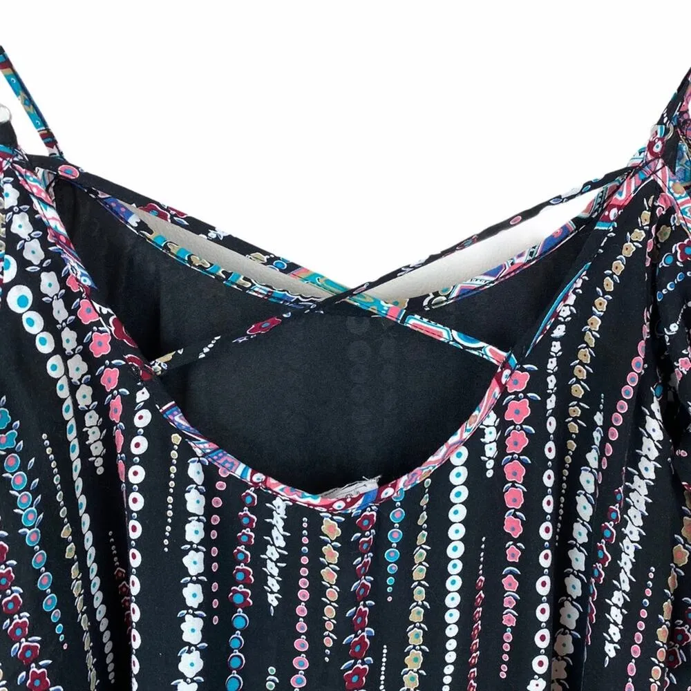 Love Riche Off the Shoulder Boho Dress Size Medium - Image 4