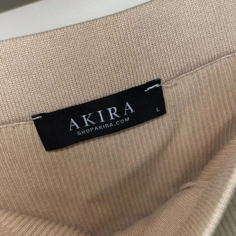 Akira Ribbed Cargo Bodycon Mini Skirt - Image 2
