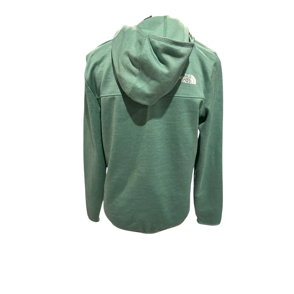 The North Face Green Zipper Jacket Women's Medium - Image 2