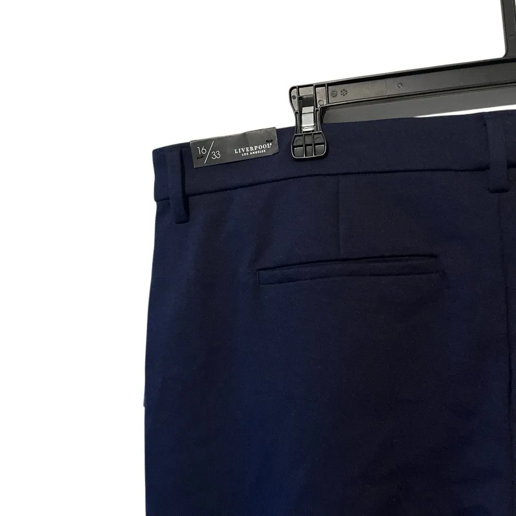 NWT Liverpool Los Angeles The Knit Trouser  Blue Size 16 Stretchy Pull-On pants - Image 6