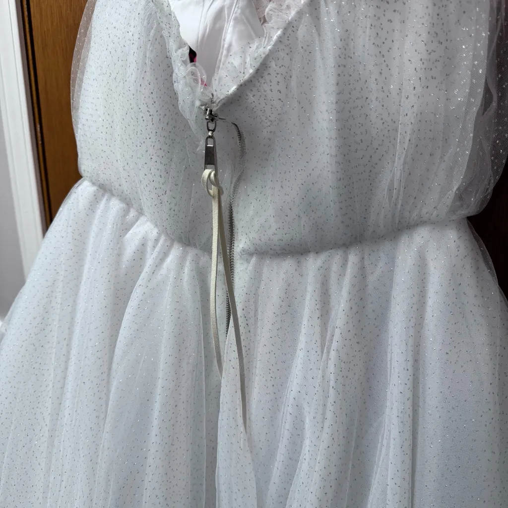 NEW Betsey Johnson Bride Vibes Tule Bridal Dress Gown White XXL NWT $299 - Image 9