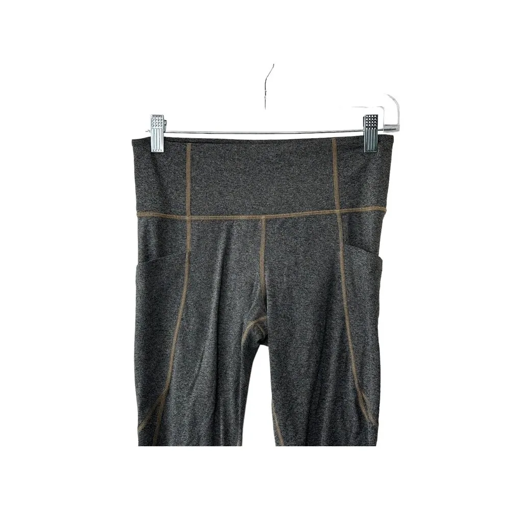 Athleta Chaturanga 7/8 Legging Charcoal Gray Size Small 305922 Hip Pockets - Image 4