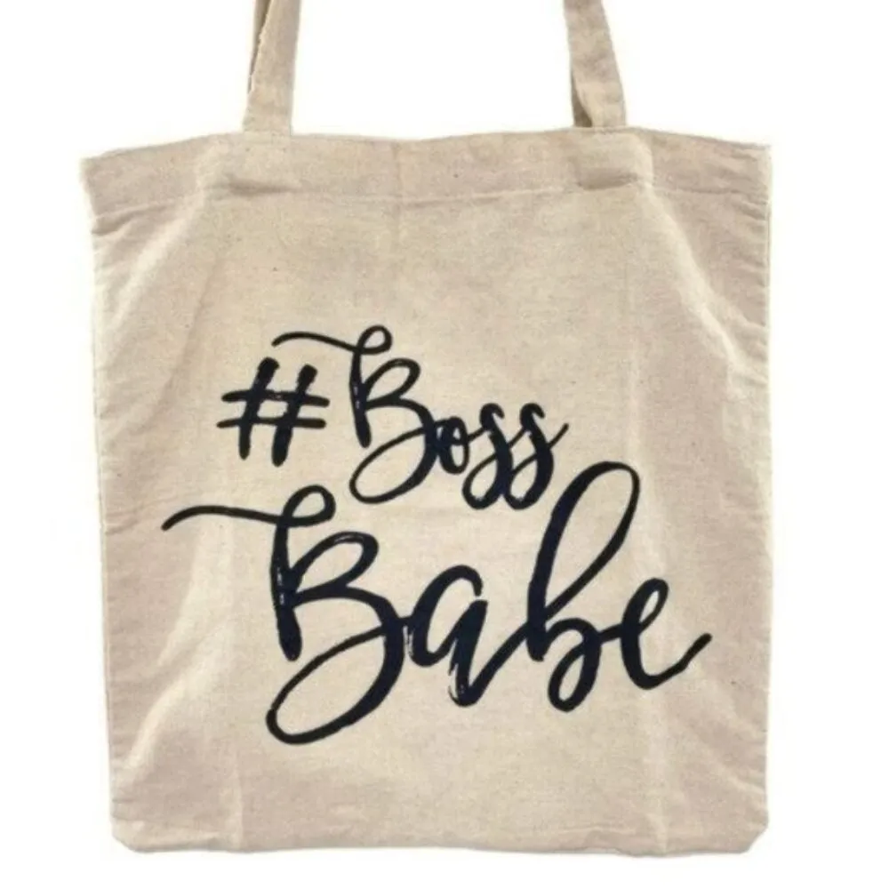 Boss Babe Canvas Tote Bag - Image 2