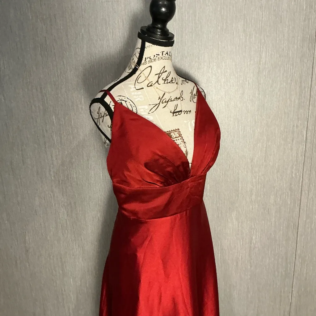 JJ’s House Elegant Red Evening Gown Size 16 - Image 12