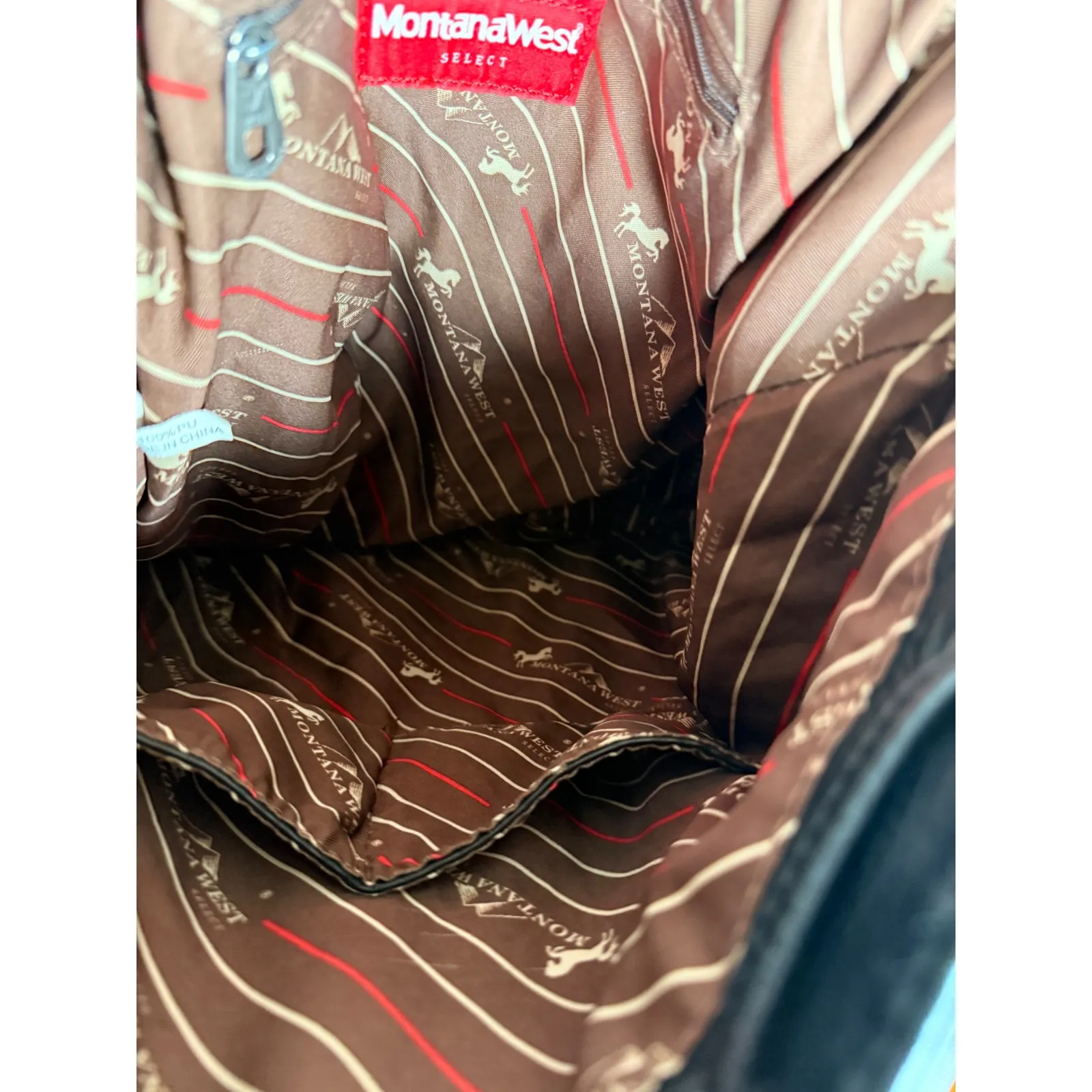 Montana West Womens Black Studded Backpack Purse bag Rucksack - Image 5