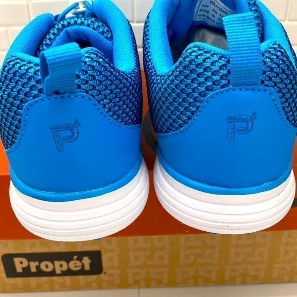 Propet blue Travel Fit Prestige Trainers/Sneakers. Size 6.5 AA . NWT/in box. - Image 3