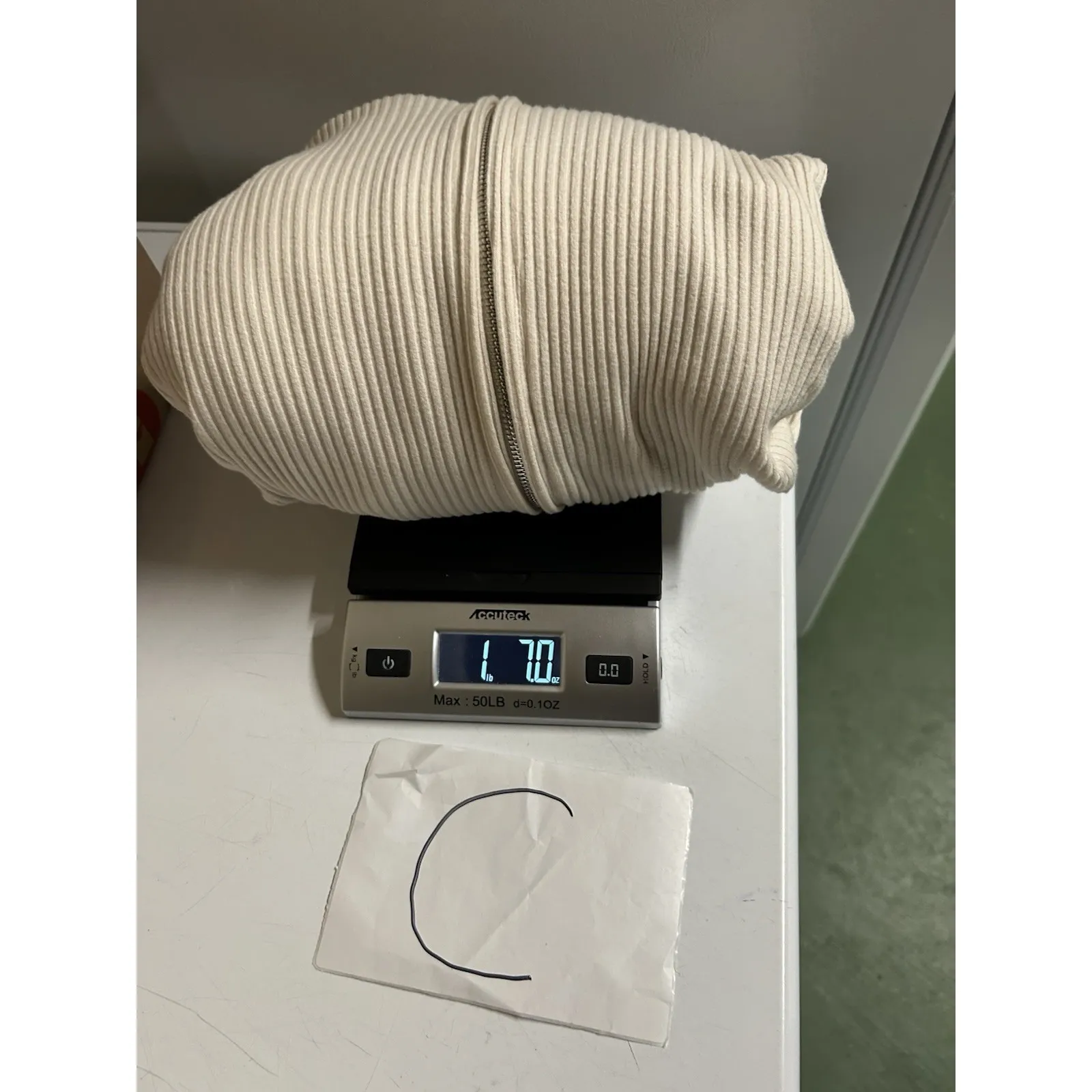 White‎ Fox M/L Hoodie Jacket Small Shorts White Ribbed Matching Set 2 Piece - Image 8