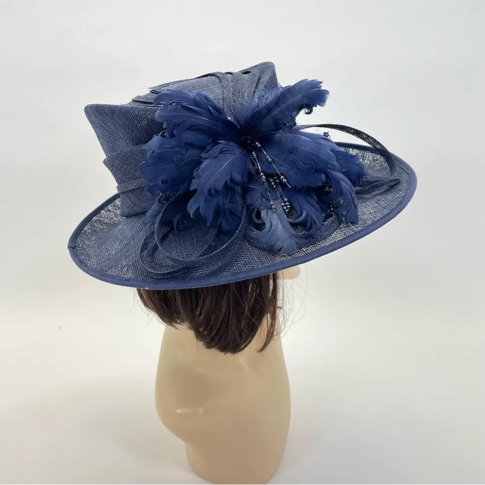 Lily & Taylor Paris Hat Blue - Image 5