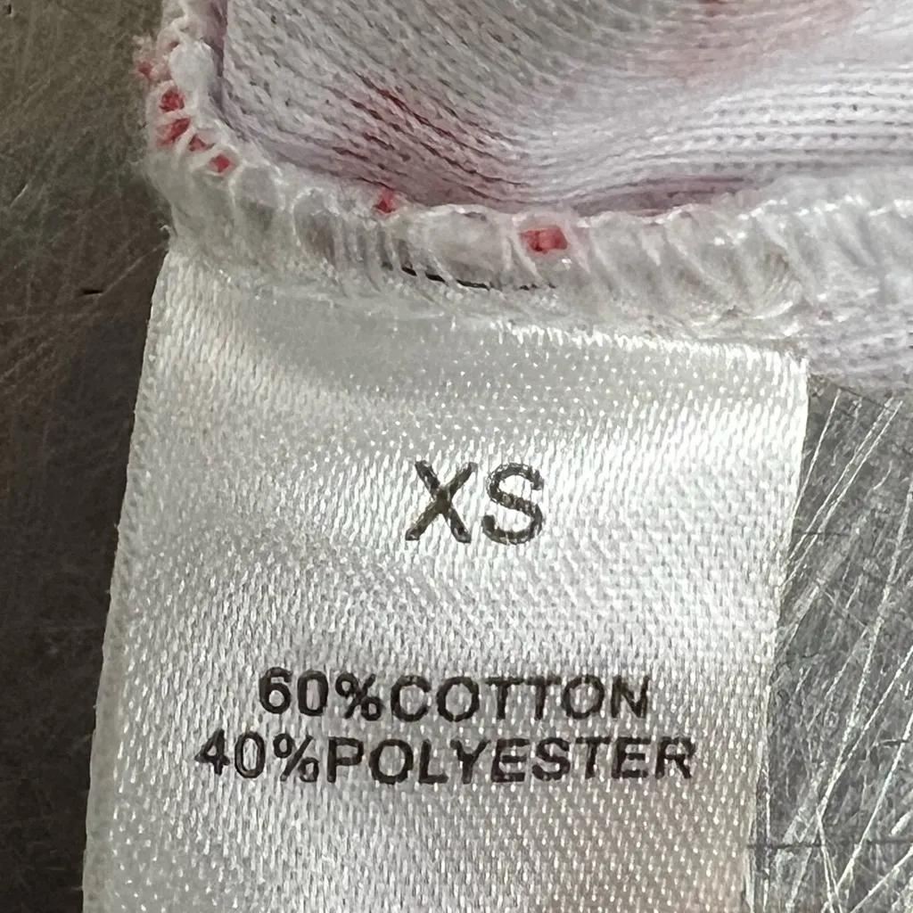 Pacsun Pac Cares White and Red Floral Crop Tank Top - Size XS - EUC - Image 5