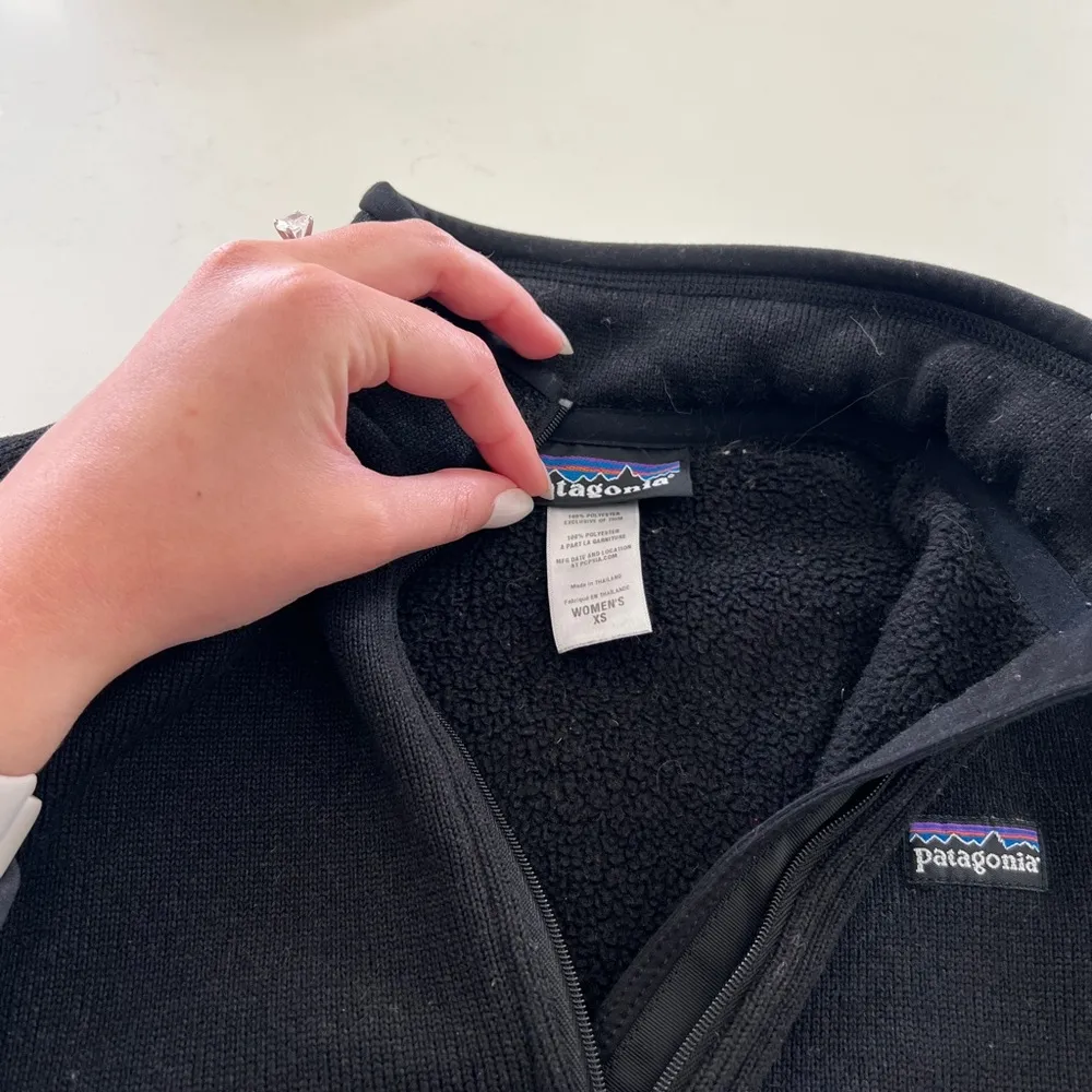 Patagonia Black Quarter Zip Better Sweater - Image 3