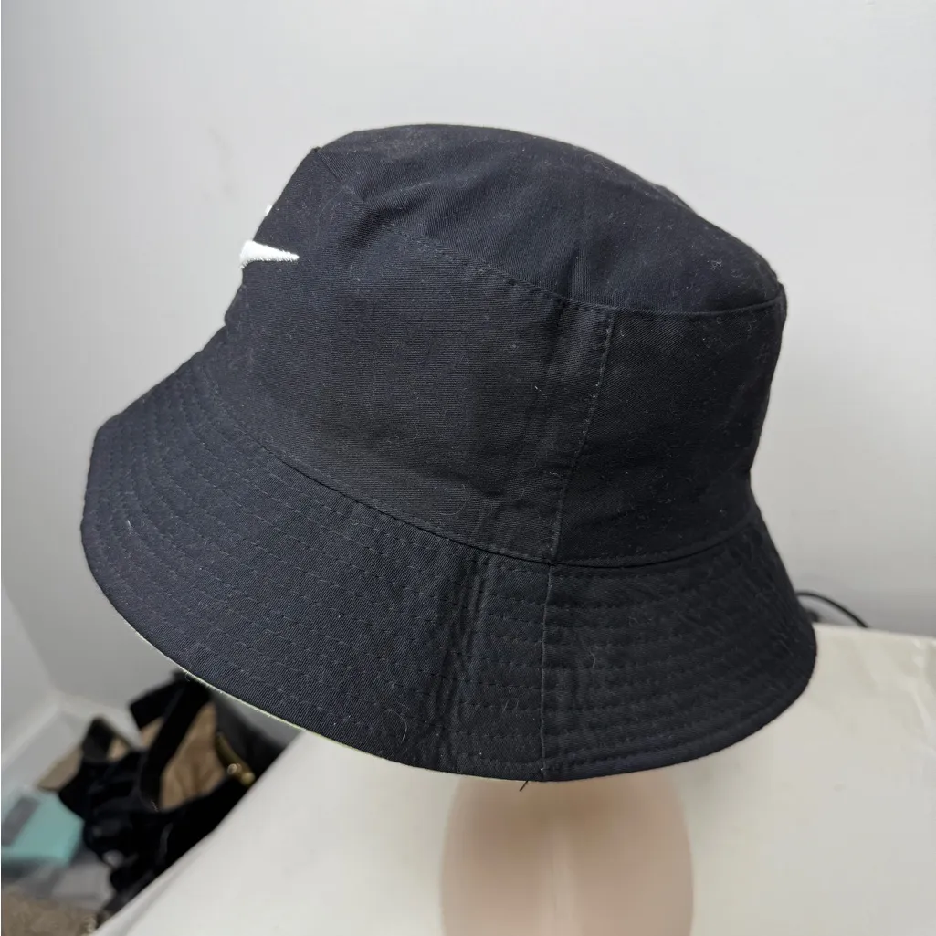 NIKE REVERSIBLE BUCKET HAT Black/ Mint Green Y2K - Image 10