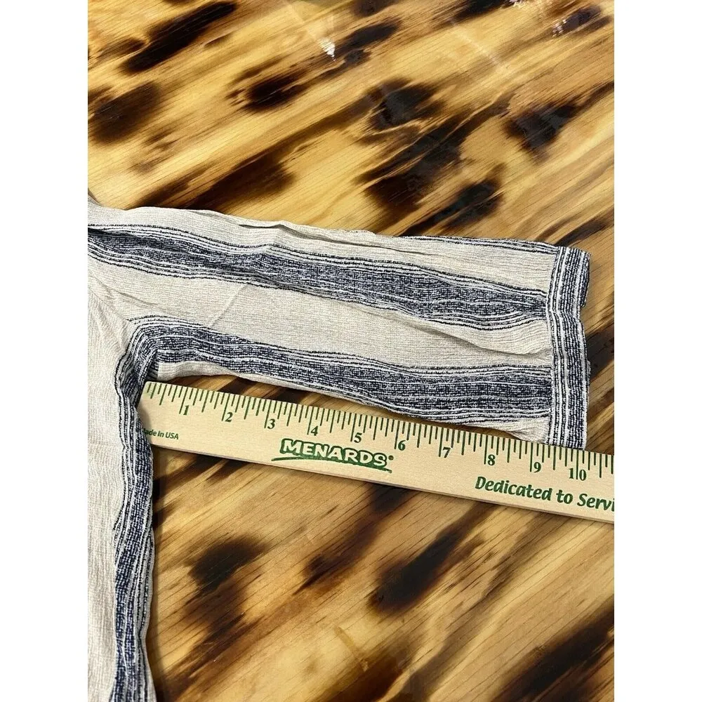 Figueroa And Flower Blouse Size P Medium Buttons Cottagecore Boho Peasant Modern - Image 10