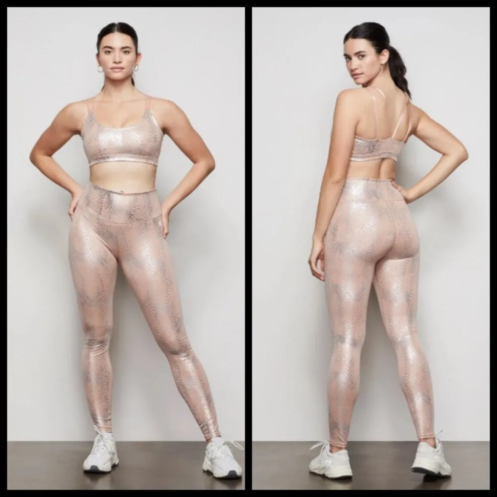 💕GOOD AMERICAN💕 Foil Legging Quartz Snake 4 NWT - Image 7