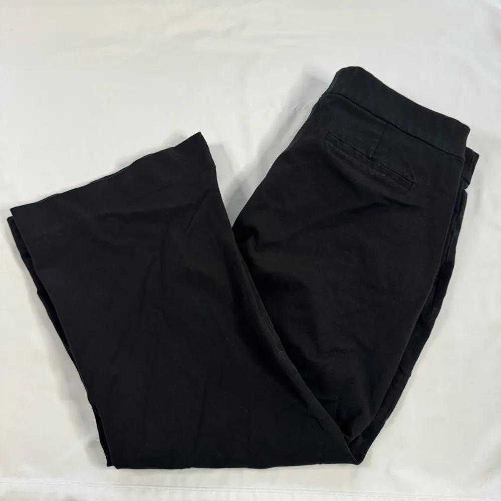 J Crew Factory Kelsey Flare Pant Size 12 Black Cropped Stretch Office Minimalist - Image 10