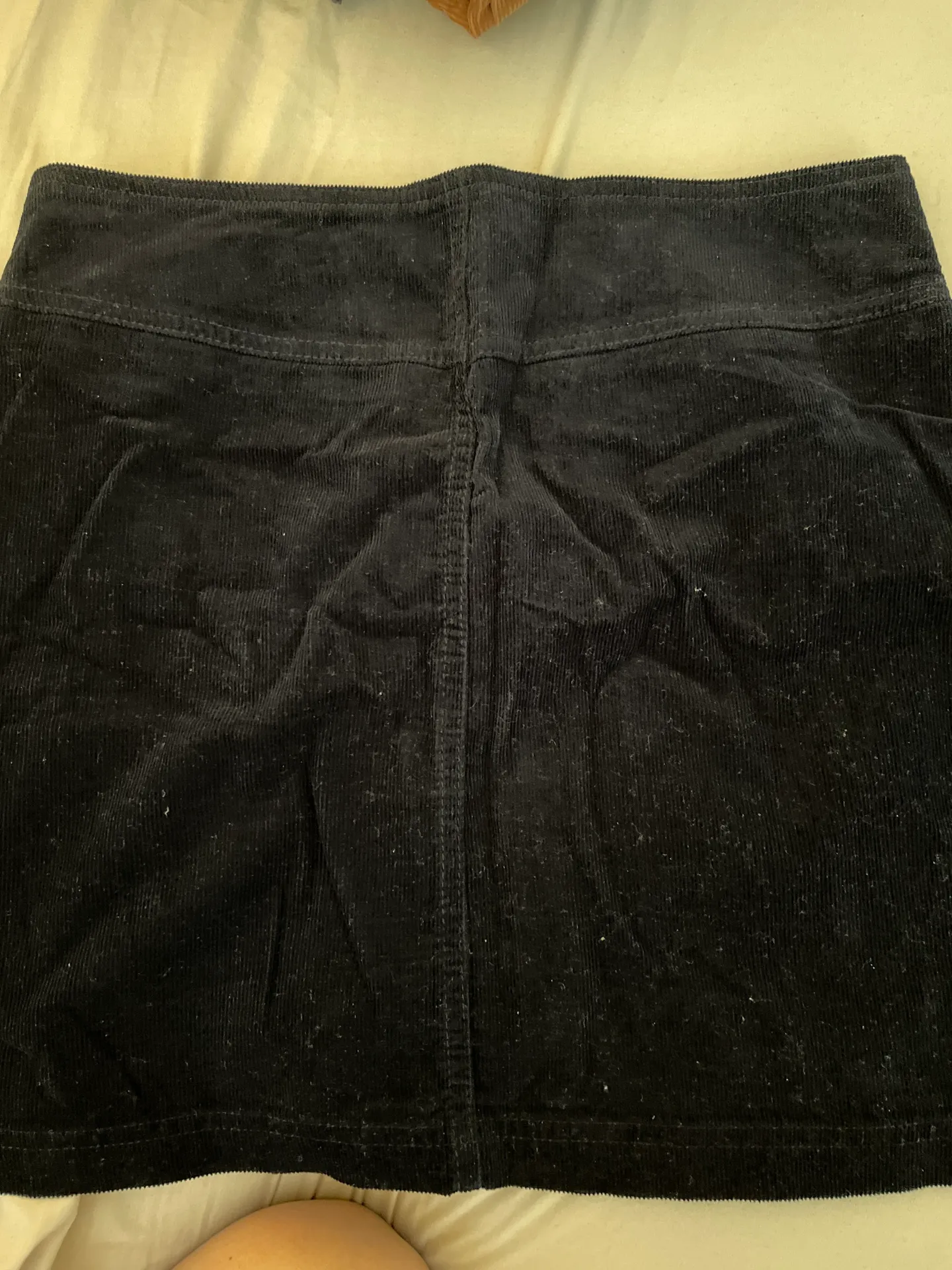 Black Suede Skirt - Image 2