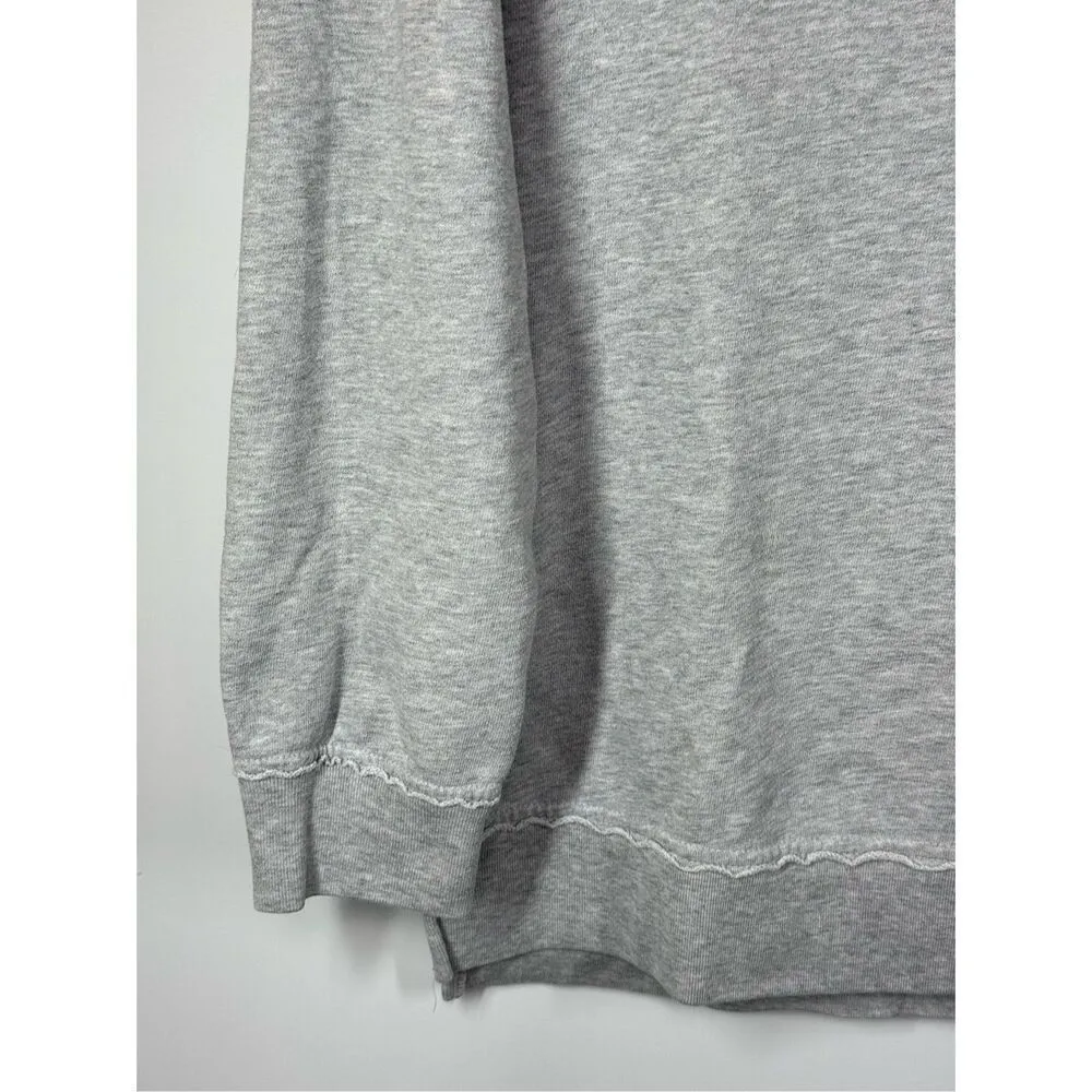 Buffalo David Bitton B15 -  Women's Gray Pull On Crew Neck Sweatshirt Size Medium - Image 3