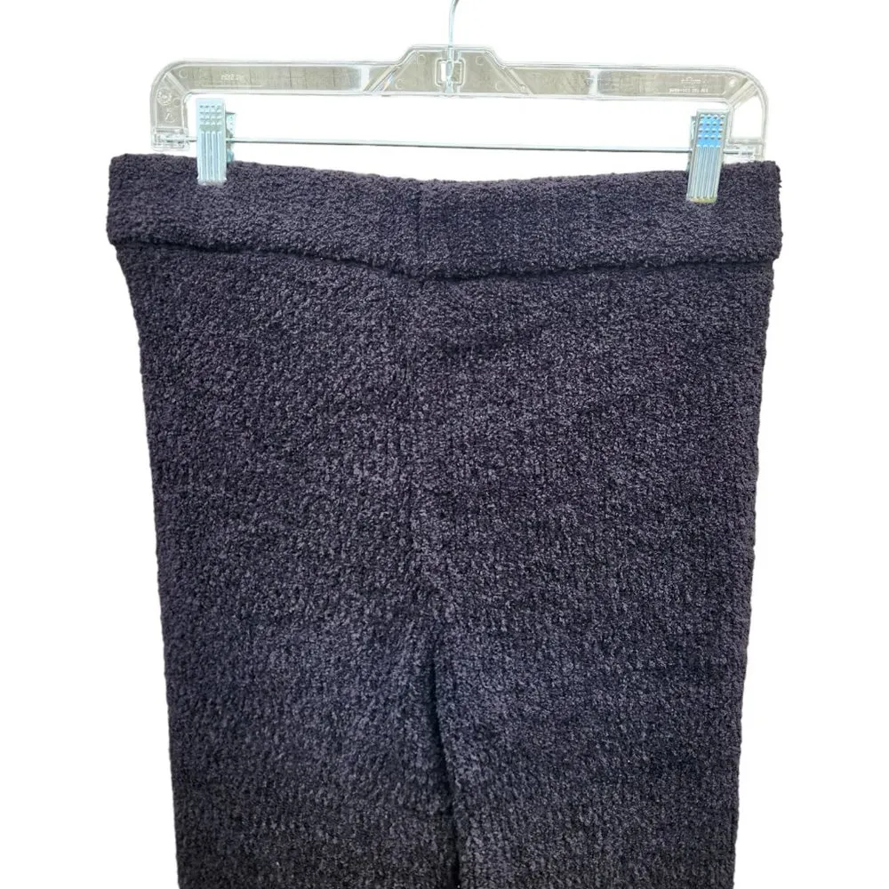 Modern Soul Womens Petite Small Pants Chenille Tapered Black Elastic Sherpa NWOT Size undefined - Image 5