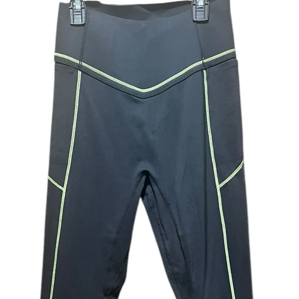 Balance Athletica Vitality Activate Pant Midnight Lime Contrast Leggings Size Large - Image 7