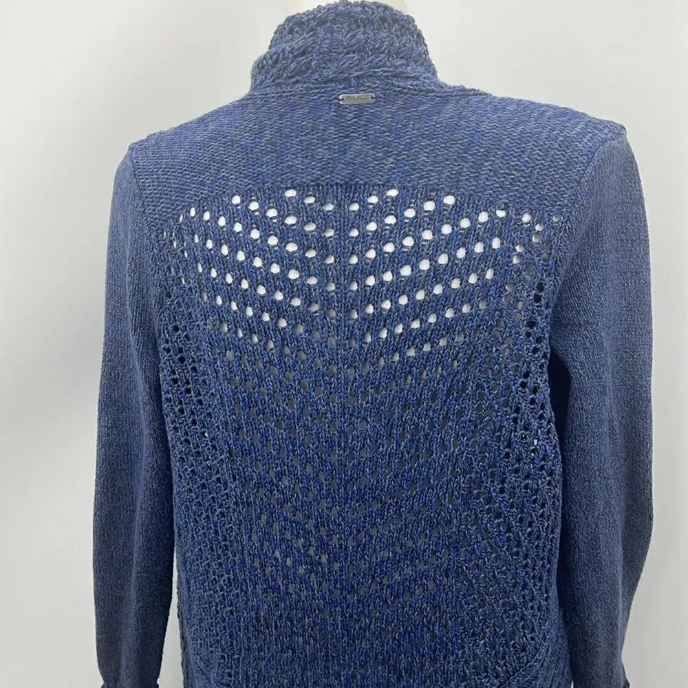 Eddie Bauer blue cocoon long sleeve sweater size TL - Image 3