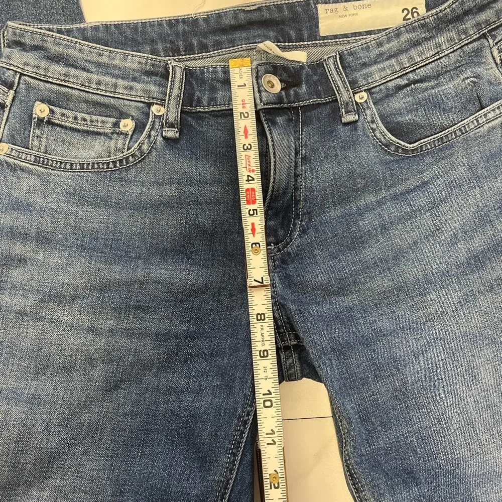 Rag & Bone Dre Low Rise Slim Boyfriend Denim Jean size 26 - Image 8