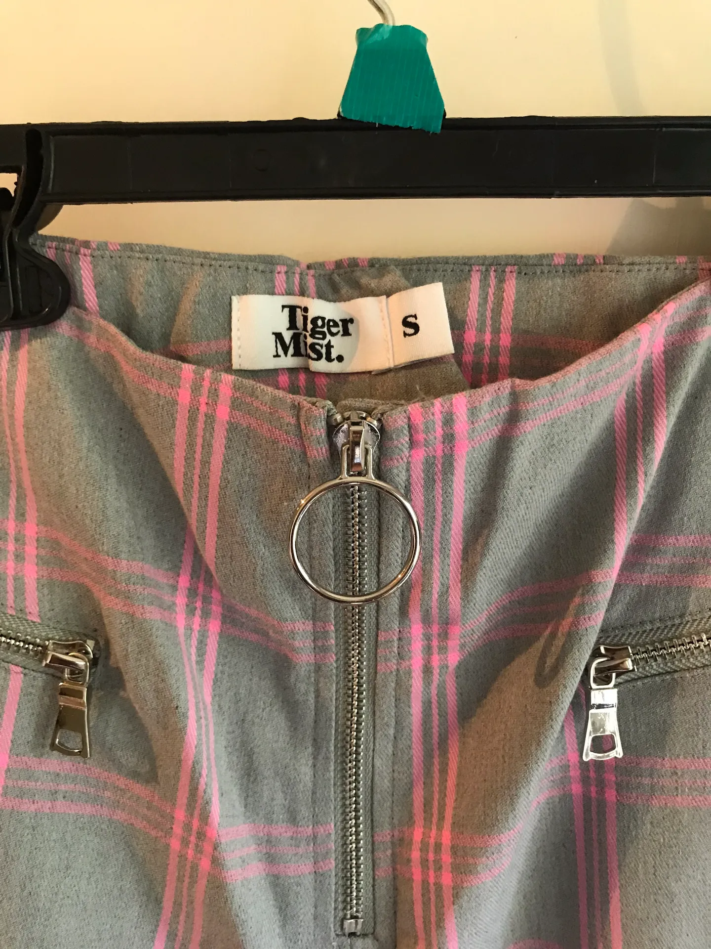 Pearl Plaid High Waste Pants Only - Image 4