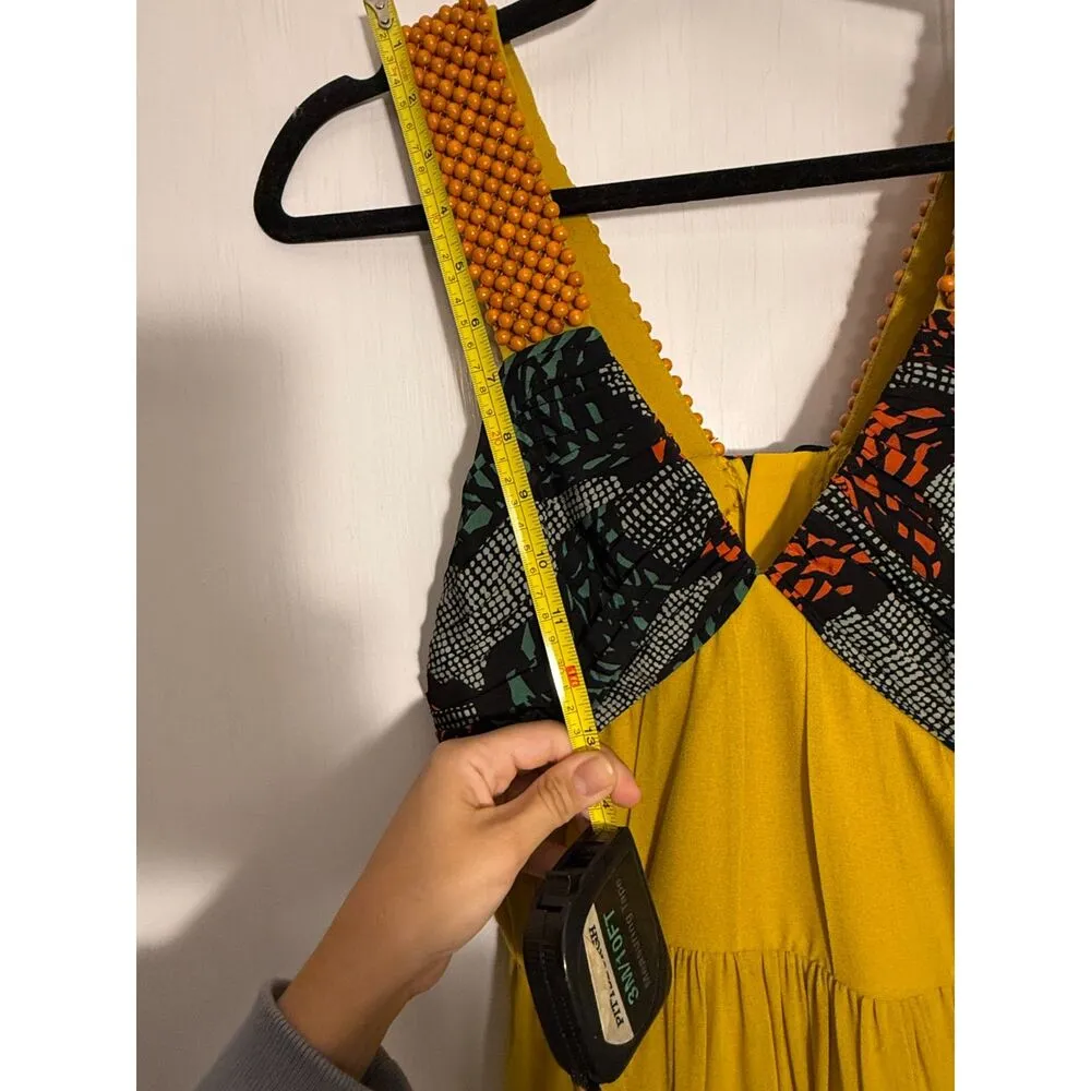 Burberry Prorsum Yellow Green 100% Mulberry Silk Dress NWOT - Image 7