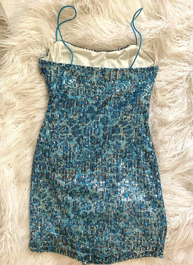 superdown Revolve Blue Dress - Image 3