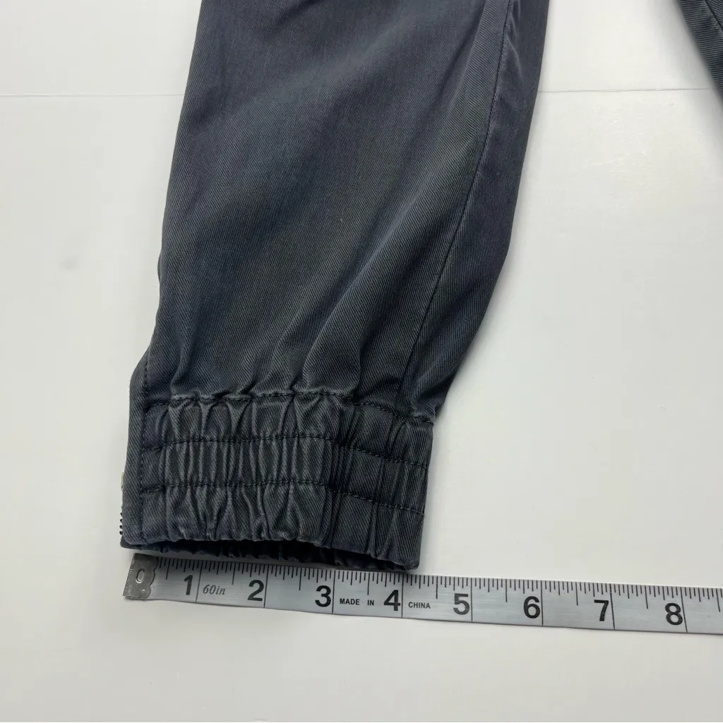 Spanx Stretch Twill Cargo Jogger Black / Grey / Gray Womens‎ Size Medium Pant - Image 13